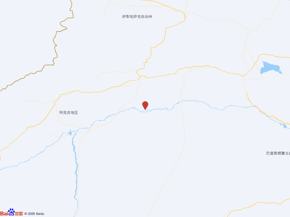 新疆阿克苏地区沙雅县（北纬41.01度，东经83.09度）发生3.1级地震