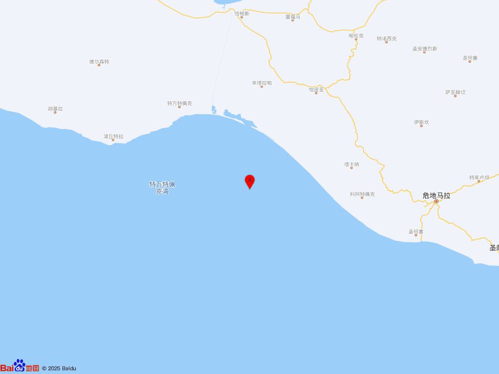 墨西哥沿岸近海发生5.8级地震