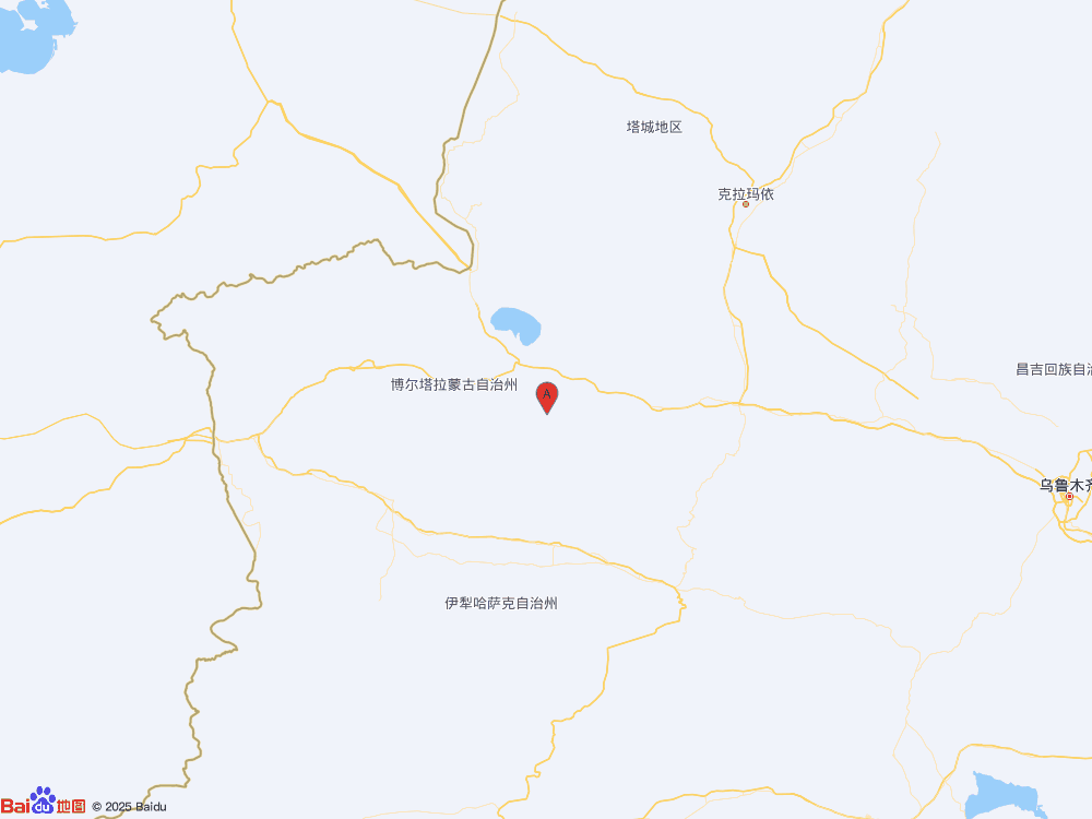 新疆博尔塔拉州精河县（北纬44.37度，东经83.22度）发生3.2级地震